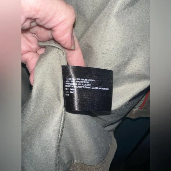 Bernardo Leather Jacket Gold Metallic Shimmer, Moto, Vintage, Retro Women’s M/L - Picture 13 of 13